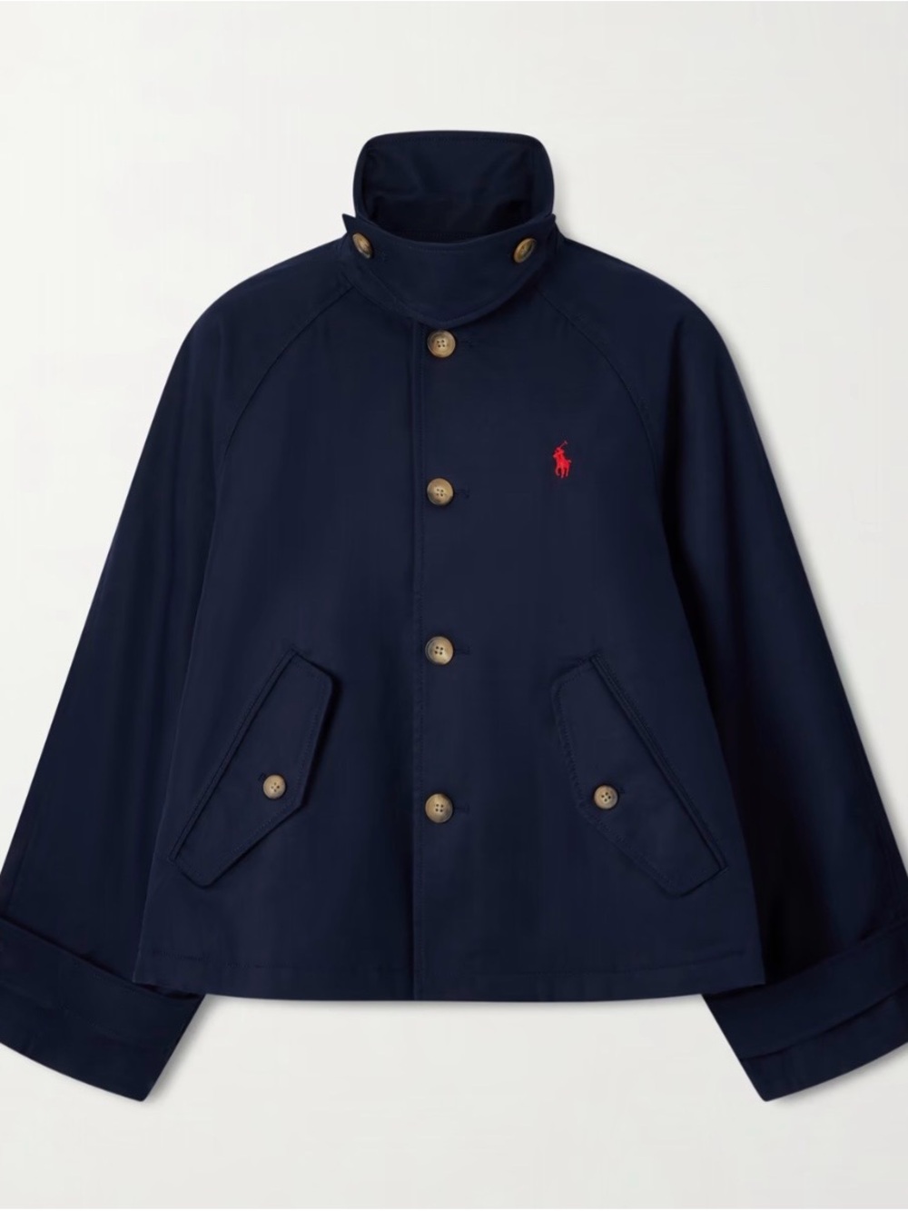 POLO RALPH LAUREN
Embroidered cotton-gabardine jacket